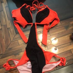 Medium aquarella monokini like new.